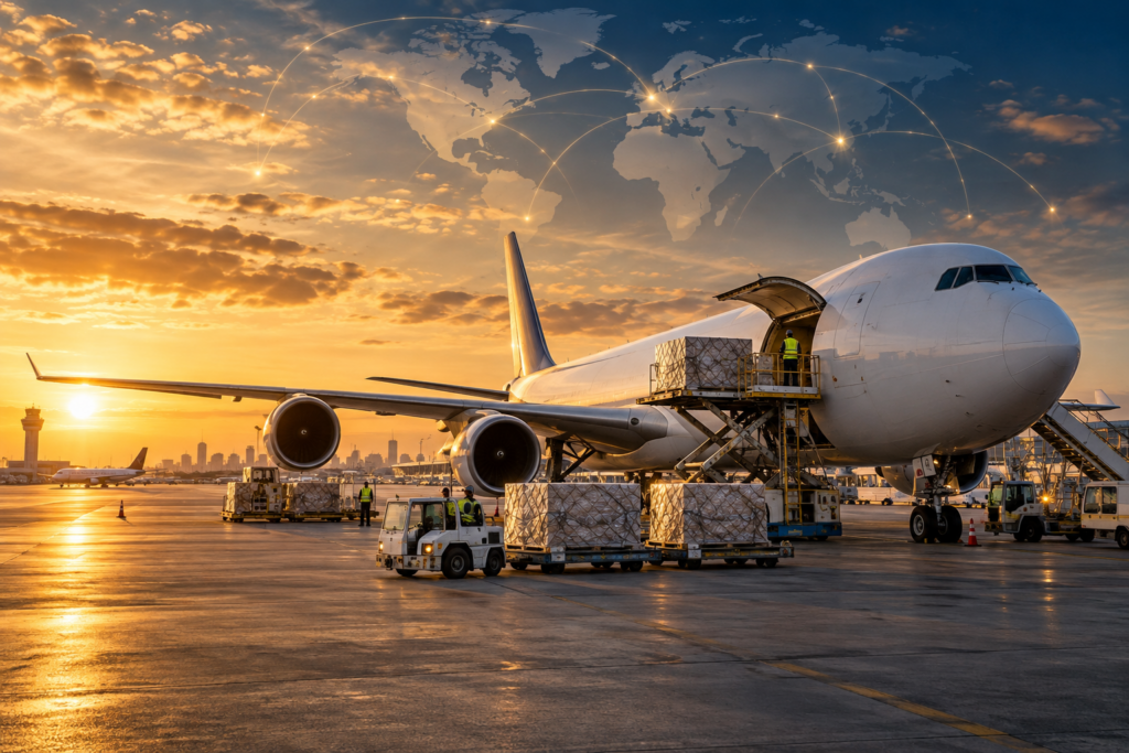 Oportunidades de negocio y transporte aéreo